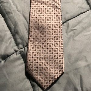Calvin Klein Gray Silk Tie